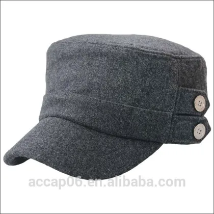 100% cotton distress washed military cap
