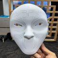 Máscara de estilo chinês de pintura DIY branca em branco