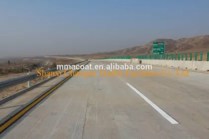 mma snowy road marking traffic paint