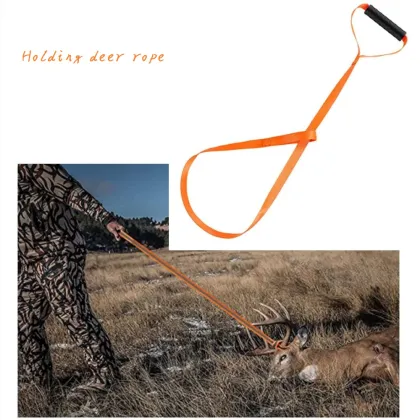 Outdoor Hunting Deer Antler Drawstring Handle for Game
