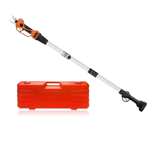 40mm Cutting Diameter Cordless Electric Pruning Scissors with Lithium Battery, LED Display, and Extension Rod