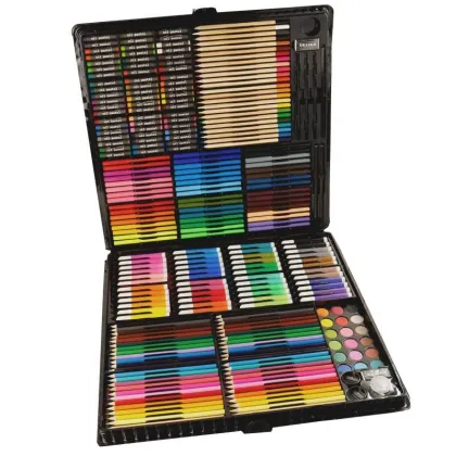 258 Pcs Art Set - Hot Art Canvas Paint Set Supplies for Kids