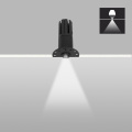 LED Spotlight Trimless kerek alumínium 2W süllyesztett lefelé