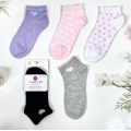Women's breathable soft socks custom logo design