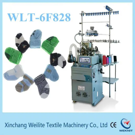 Jaquard infant socks knitting machine for baby