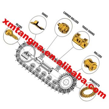 Bulldozer D155 Sprocket Rim Parts - 175-27-22322, 175-27-22324, 175-27-22325, 17A-27-11630