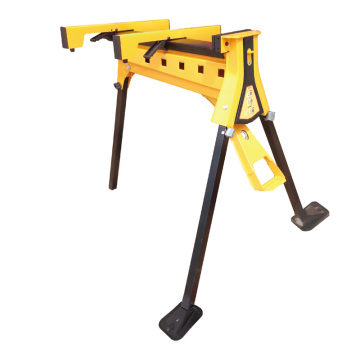 Portable Folding Workstation Clamp Stand - Quick Machine Work Support Jaw Horse