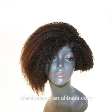 Brazilian Full Lace Yaki Bob Wig Human Virgin Hair Part Anywhere Full Lace Wig Sew In