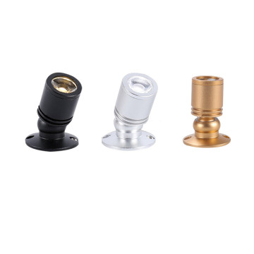 1W 3W LED Kabinet Mini Spot Light - 110V/220V Downlight dengan Pemandu LED, 12V DC, Lampu Siling 4000K