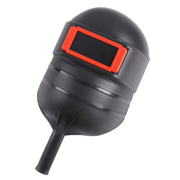 Top Quality Impact Resistant Handheld Splash Prevention Welding Mask - Black Plastic