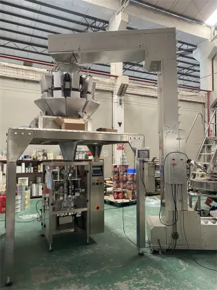 Automatic Multi-Head Weigher for Dried Cranberries and Cheetos Snack Packing