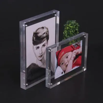 Vintage Rotating Acrylic Picture Frame for Fujifilm Instax Mini