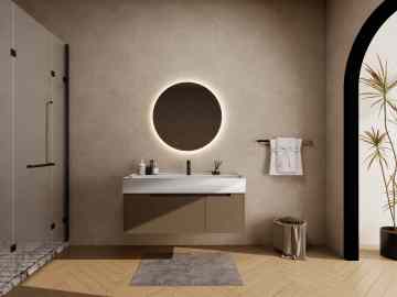Modern Water-Resistant Bathroom Vanity Set