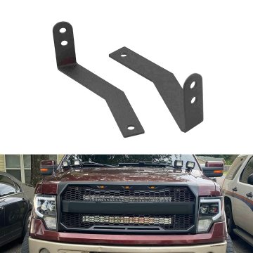 Staffe per montaggio della griglia nascosta anteriore per barra luminosa a LED da 32 pollici-FITSE 2009-2014 Ford F-150 4WD/2WD
