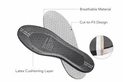 Cut-to-Fit Latex Insoles Comfort Cushion Insole