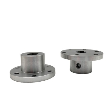 Galvanized Carbon Steel Furniture Hardware: Tee Lock, Three-Hole Round Base, Brad Hole T-Nut