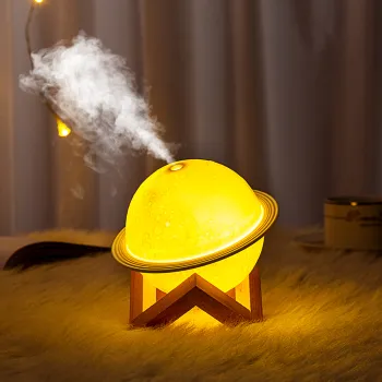 Portable Cool-Mist Humidifier with Color-Changing LED for Outdoor Use