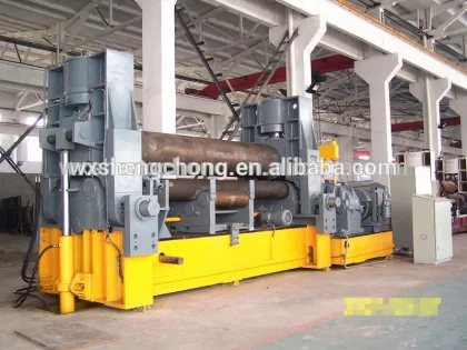 Hydraulic rolling machine, automatic rolling machine, plate rolling machine