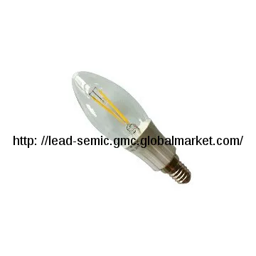 Filament candle bulb COB chip 2W