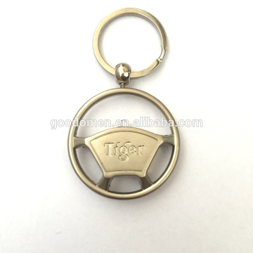 Top Quality Promotion Custom Metal Keychain,Cheap Steering wheel Custom Keychain,led keychain flashlight