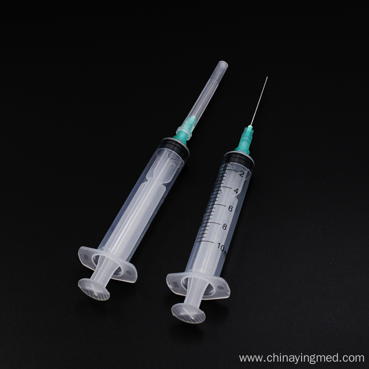 Disposable 10ml syringe with or without needle