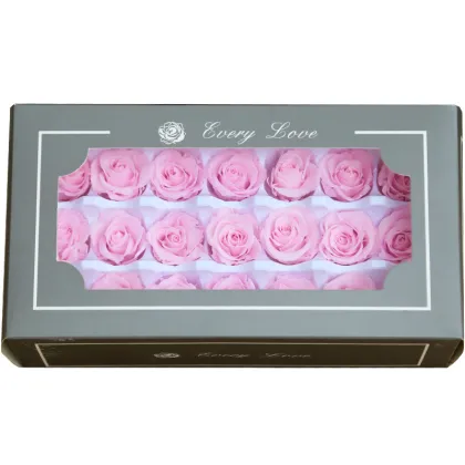 Long Lasting Natural Dried Rose Preserved Head Eternal Flower