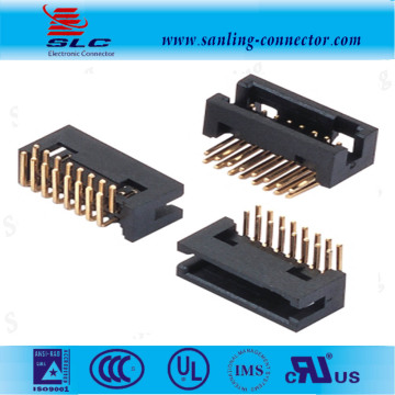 1.27mm box Header connector,H5.7mm,right angle