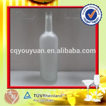 75CL Round Frost Weight Empty Wine Bottle Unique Wine Bottles 750