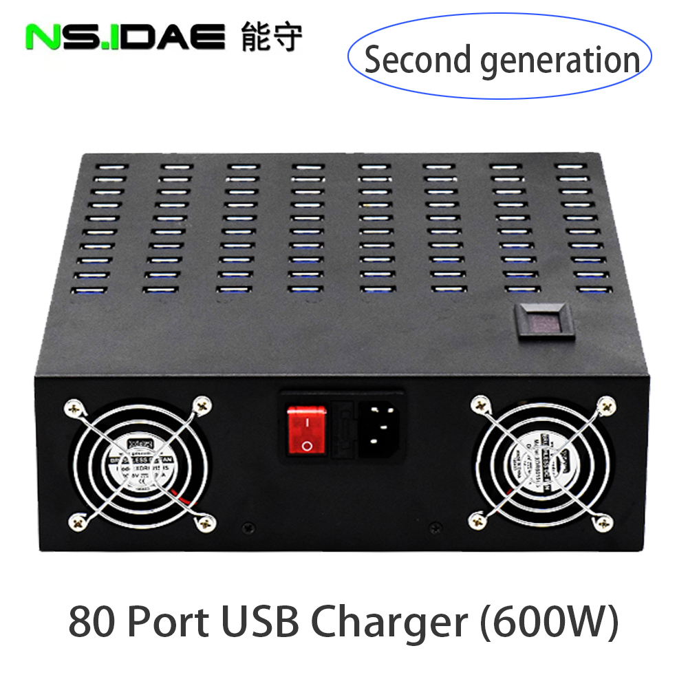 Charger USB inteligente de 80 portas