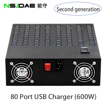80-Port USB Charger with Maximum Power Output