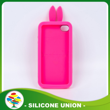 Rosa umweltfreundliche Silikon-Mobiltelefon-Kasten-Abdeckung