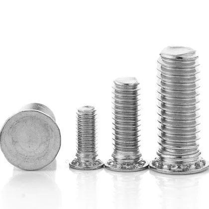 Factory Direct Stainless Steel Flat Head Self-Locking Bolts, Rivet Screws, and Pressure Screws