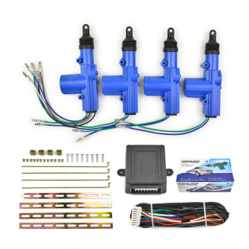12V Otomatik Araba Güç Kapısı Kilidi Uzaktan Kumanda Aktüatör Anahtarsız Giriş Sistemi