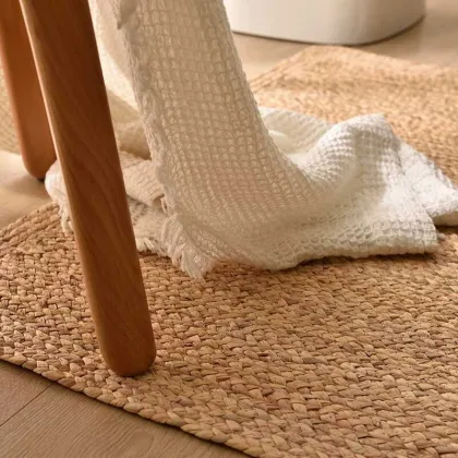 Home resort bedroom bedside straw floor mats rugs