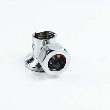 1/2 Inch Zinc Alloy Pipe Fitting Wall Plate Female Elbow