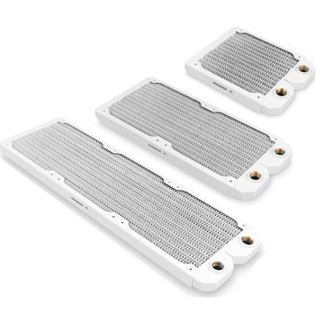Radiador de cobre delgado de 20 mm G1/4 \ "para ventiladores de 120/240/360/480 mm - Enfriamiento de agua de PC negro/blanco