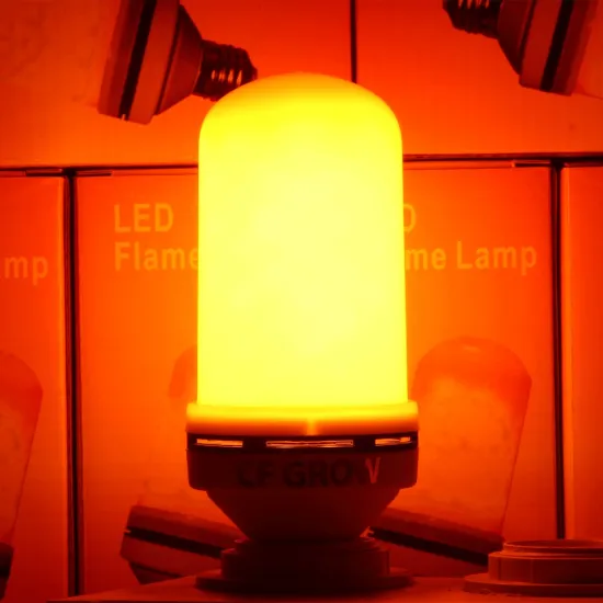 2018 new product fire effect lamp led flickering flame bulb holiday lighting