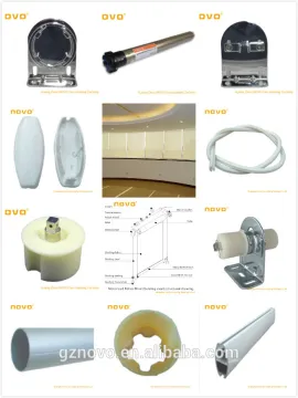 NOVO transparent roller blinds parts/ roller blinds tubular motor / motorized roller blind.remote control roller blinds