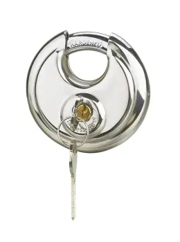 50MM Heavy Duty Stainless Steel Disc Shape Padlock