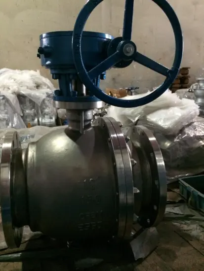 API608/API 6D Trunnion Mounted Cast Steel/A351CF8M Ball Valve