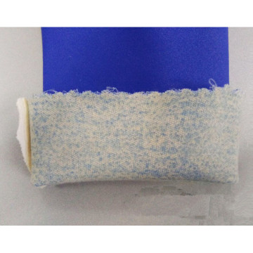 Guantes de PVC azul con acabado arena impregnado 27cm