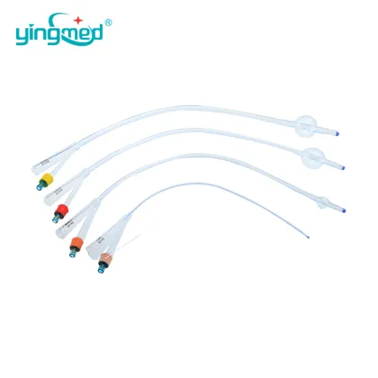 Silicone catheter disposable urinary tube urethral catheter