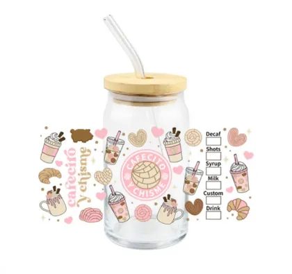 Mug Stickers Decals Waterproof Uv Dtf Transfer Stickers