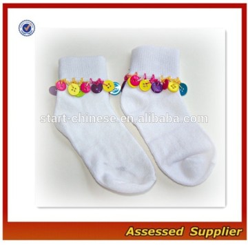 Cotton Baby Girls Socks/Custom Cotton Socks For Baby Girls HX-T90