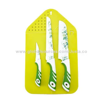 Flower pattern of blade santoku knife