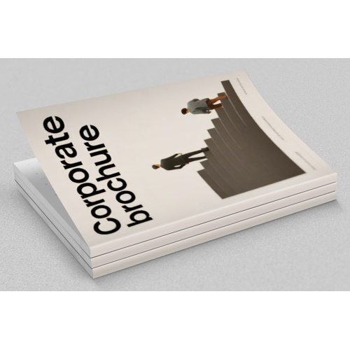 Glue binding book brochures