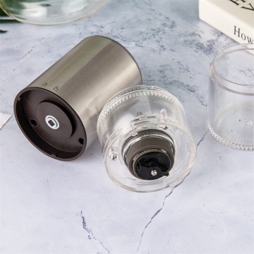 Portable Cordless Electric Burr Coffee Grinder