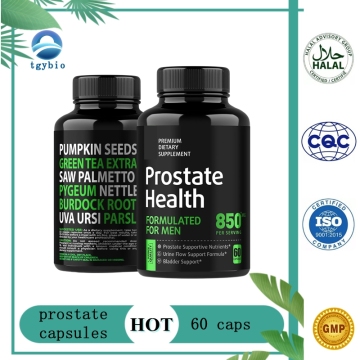 La salud de la próstata de los hombres encapsula el suplemento de la ayuda de la vejiga del palmetto de la etiqueta privada del OEM 850mg