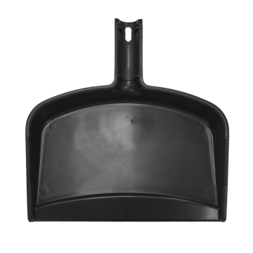 Professional Cheap Premium Heavy Duty 14" Black Plastic Dustpan for Indoor/Outdoor Cleaning