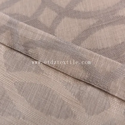 100% Polyester Jacquard Linen Touching Curtain